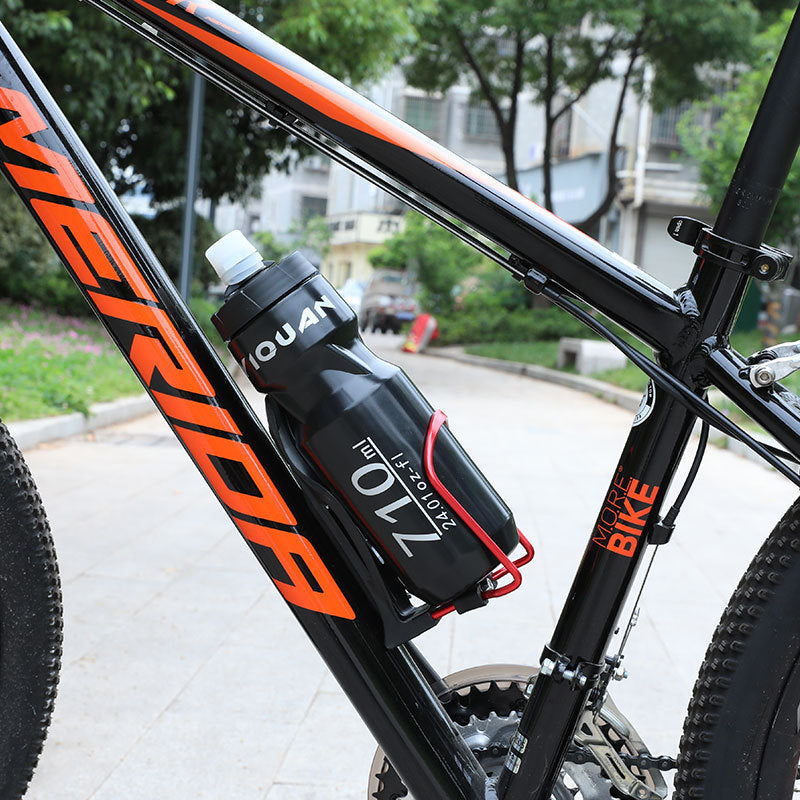 Cycling Water Bottle, Sports Bottle With Dust Cover, PC Plastic Water Bottle, Cycling Equipment