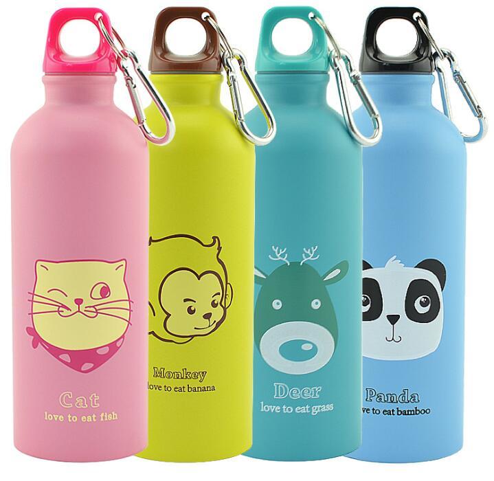 Cartoon Animals Sports Water Bottle