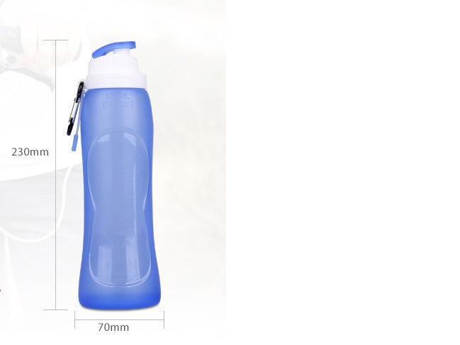 Silicone sports bottle